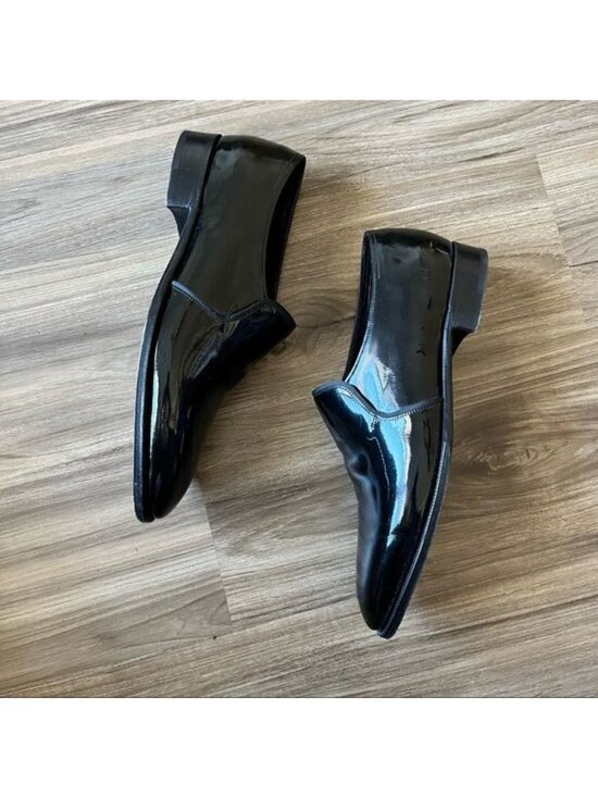 John Lobb Edward Patent Leather Shoes Black Tie main image 7